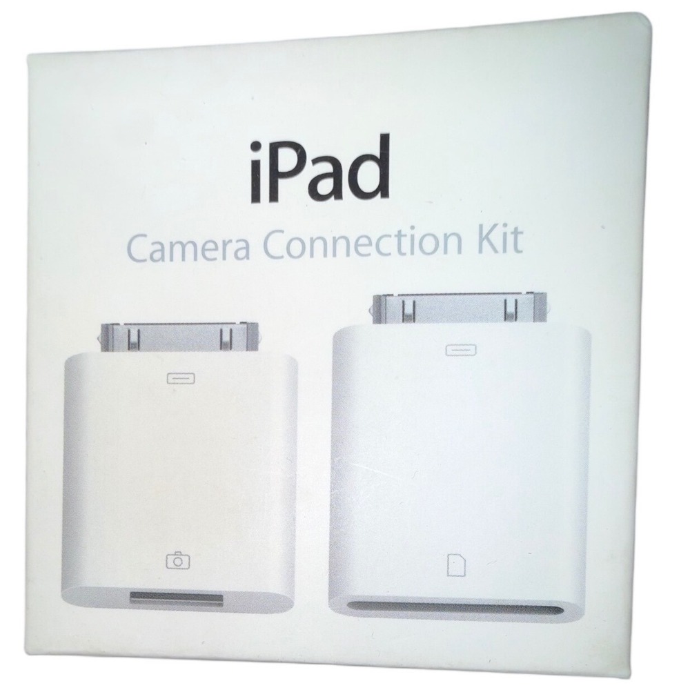 Apple iPad Camera Connection Kit MC531ZM/A 30-Pin SD Card USB Adapter NEW Sealed